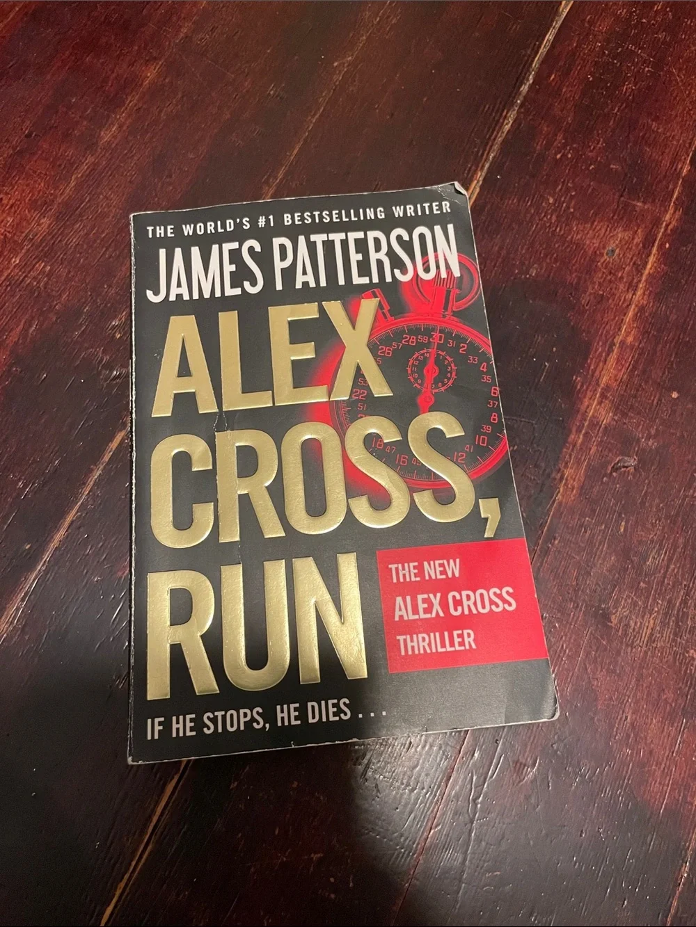 Alex Cross, Run by — Black & Red Thriller Paperback